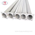 Straight heat-resisting radiant tube in steel mills